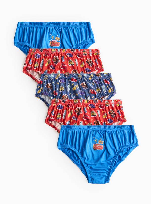 Disney Cars Character Printed Briefs 5 Pack  3-4 years